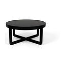 Fekete kerek dohányzóasztal Centre – Zuiver