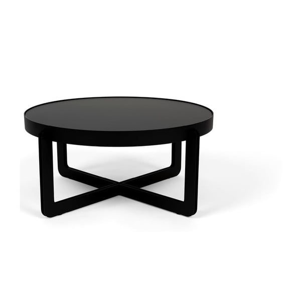 Fekete kerek dohányzóasztal Centre – Zuiver