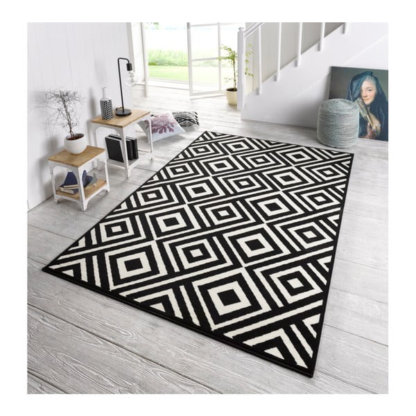 Art fekete-fehér szőnyeg, 140 x 200 cm - Zala Living-image-1