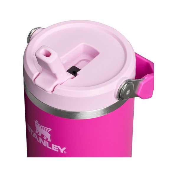 Rózsaszín rozsdamentes acél termosz 890 ml The IceFlow™ Flip Straw 2.0 Cherry Blossom – Stanley-image-1