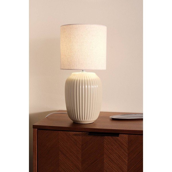 Bézs kerámia asztali lámpa (magasság 41,5 cm) Karlsson – Jotex-image-1