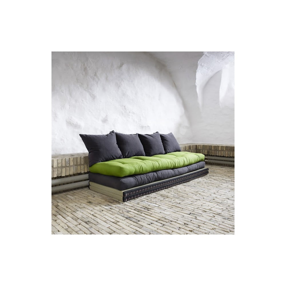 Chico Gray/Lime állítható kanapé - Karup