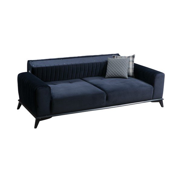 Sötétkék kanapé 220 cm Lisa – Balcab Home-image-3