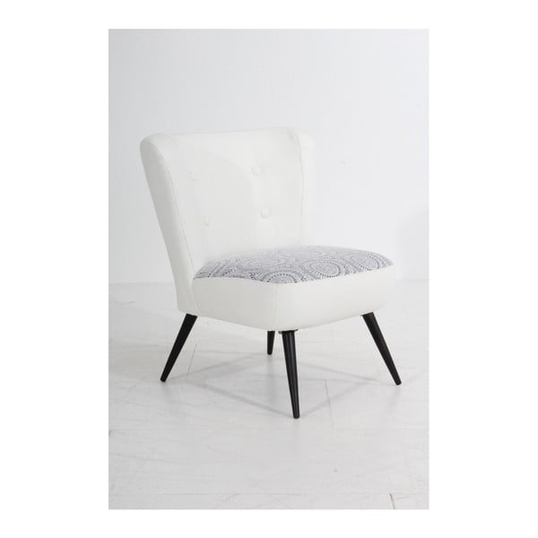 Neele szürkés-fehér fotel - Max Winzer
