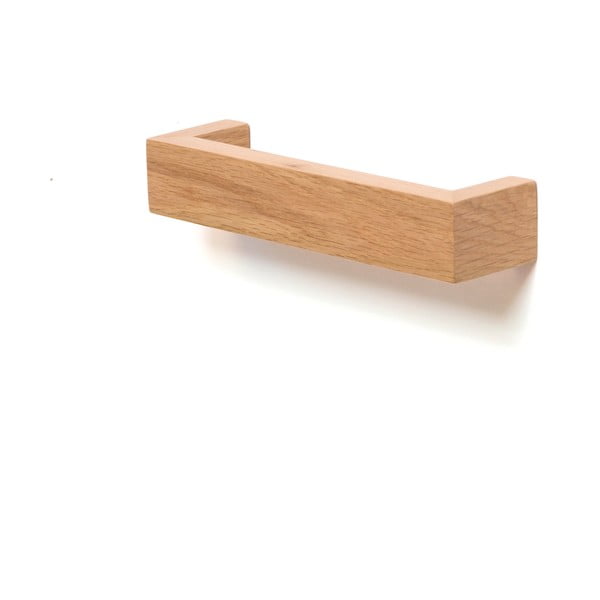 Mezza tölgyfa fali törölközőtartó, hosszúság 28 cm - Wireworks-image-1