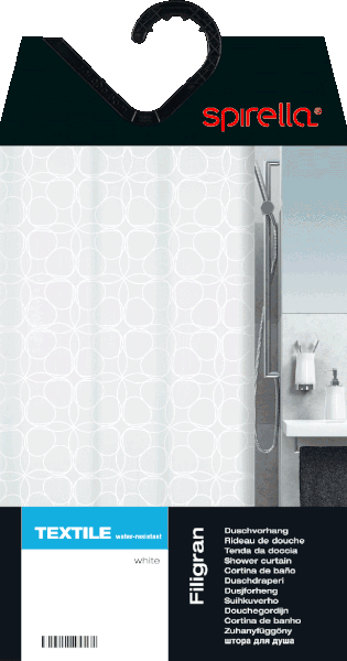 Zuhanyfüggöny 120x200 cm Filigran – Spirella-image-1