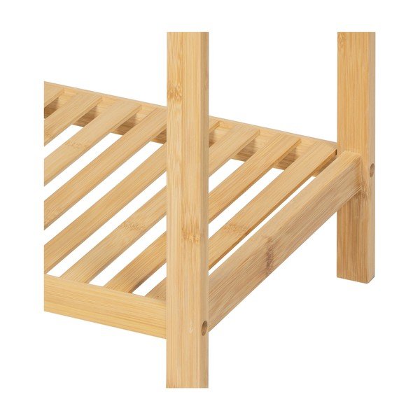 Natúr színű bambusz fürdőszobai polcos állvány 37x110 cm Skaren – Bonami Essentials-image-3