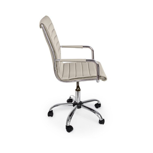 Szürkésbarna bőrutánzat irodai szék Perth – Yes Everyday-image-3