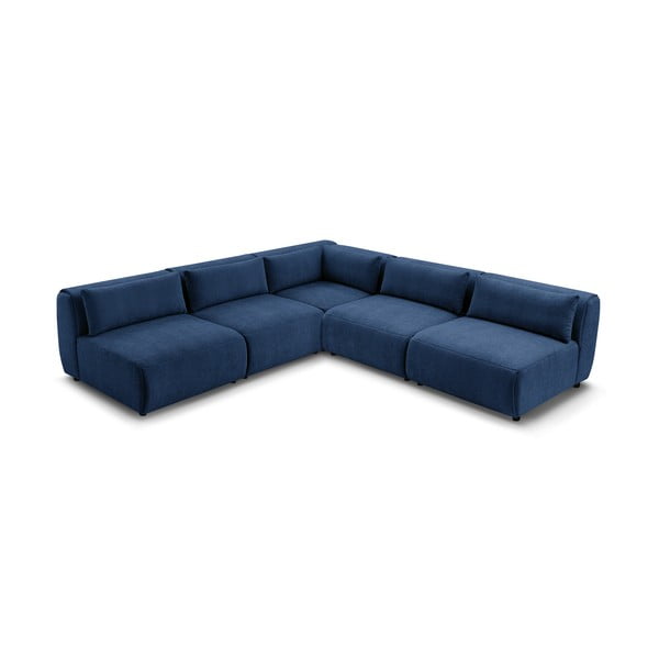 Sötétkék sarokkanapé (variálható) Jeanne – Bobochic Paris-image-3