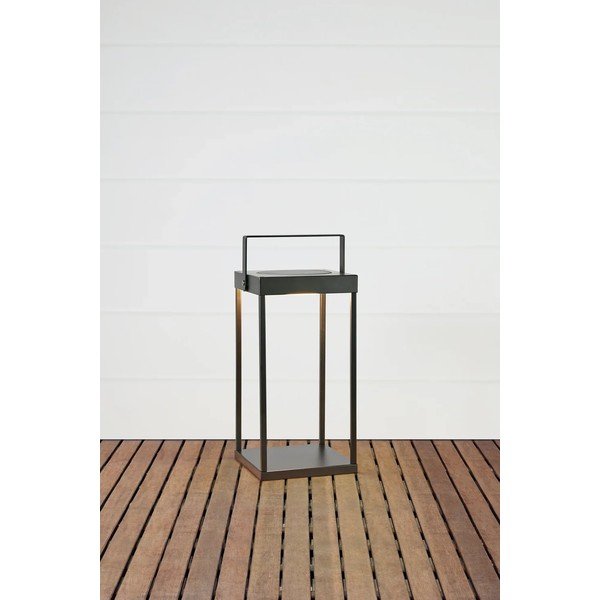 Fekete napelemes-USB kültéri LED lámpás (magasság 42 cm) Pure – Markslöjd-image-4