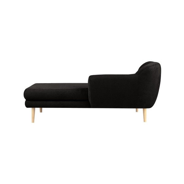 Sardaigne fekete fekvőfotel - Mazzini Sofas-image-1
