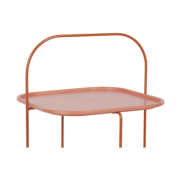 Trays agyagvörös tárolóasztal - Leitmotiv-image-1