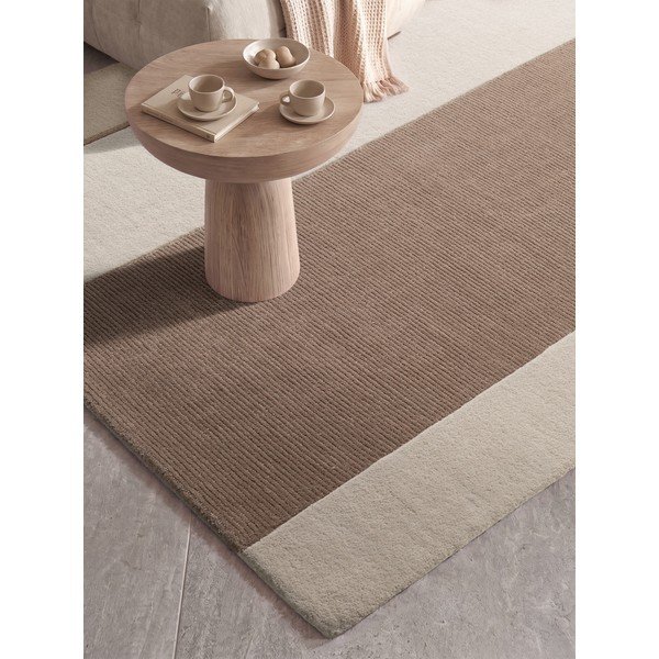 Barna-krémszínű gyapjúkeverék szőnyeg 160x230 cm Karola – Villeroy&Boch-image-2