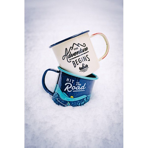 Adventure Begins zománcozott bögre, 300 ml - Gentlemen's Hardware-image-1
