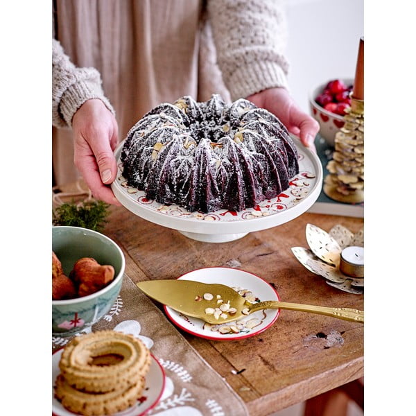 Fehér-zöld agyagkerámia tálka szett karácsonyi mintával, 2 db-os  500 ml Yule – Bloomingville-image-4