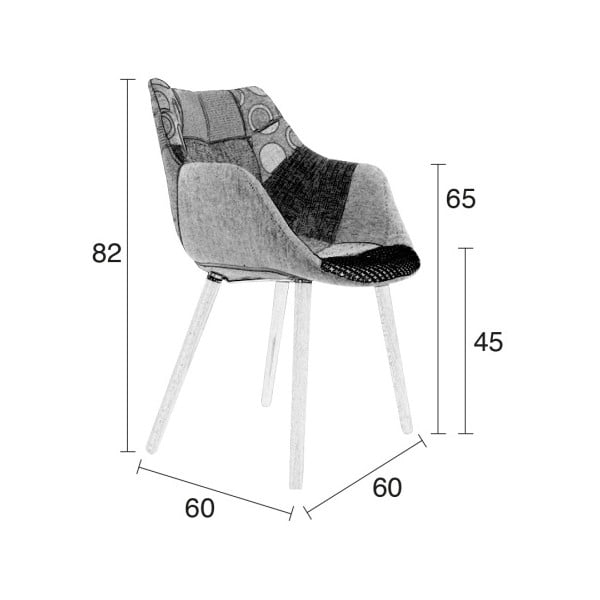 Twelve Patchwork szék - Zuiver-image-2