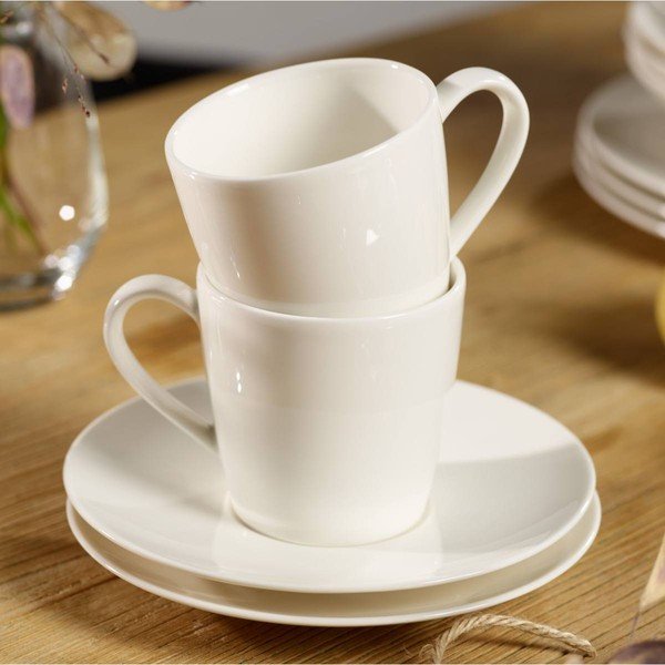 White fehér porcelán csészealj, 16 cm - Like by Villeroy & Boch Group-image-1