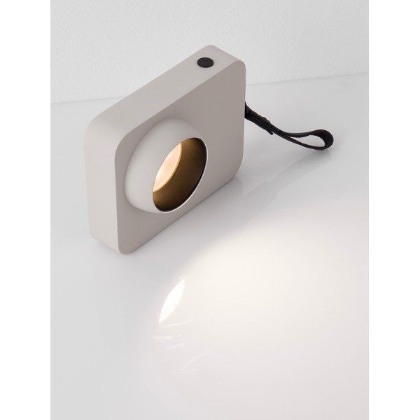 Bézs fém LED dimmelhető asztali lámpa (magasság 11 cm) Kedros – Nova Luce-image-2