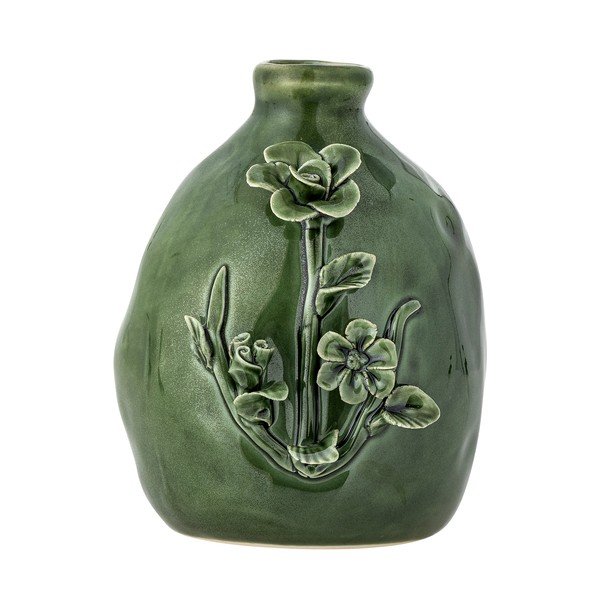 Zöld kőedény váza (magasság 13,5 cm) Ramia – Bloomingville-image-3