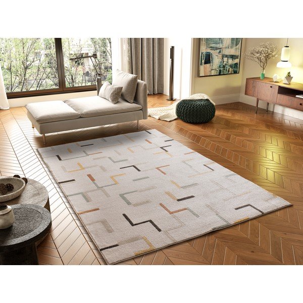 Krémszínű szőnyeg 160x230 cm Domus – Universal-image-1