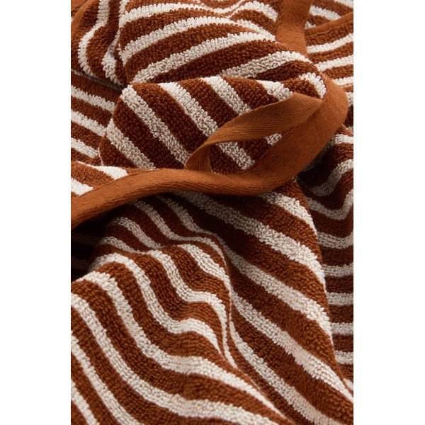Konyakbarna-krémszínű pamut fürdőlepedő 70x140 cm Dixie – Jotex-image-3