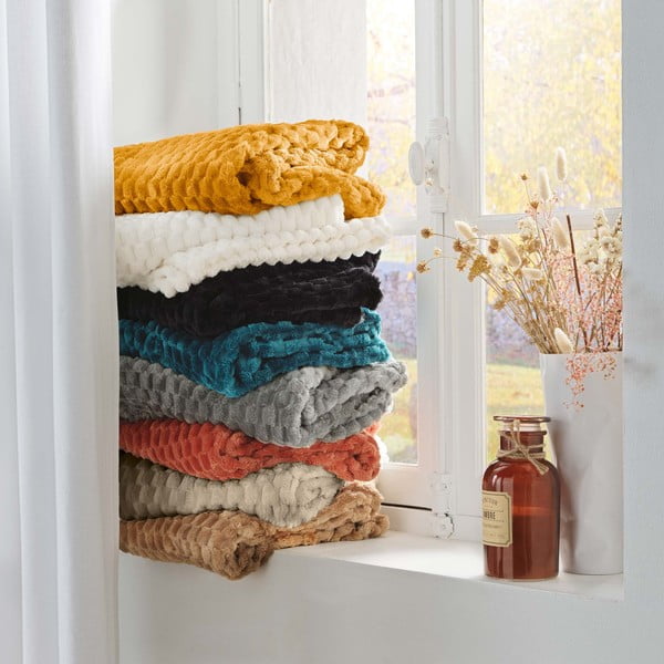 Szürke mikroflanel takaró 125x150 cm Mini Frosty – douceur d'intérieur-image-4