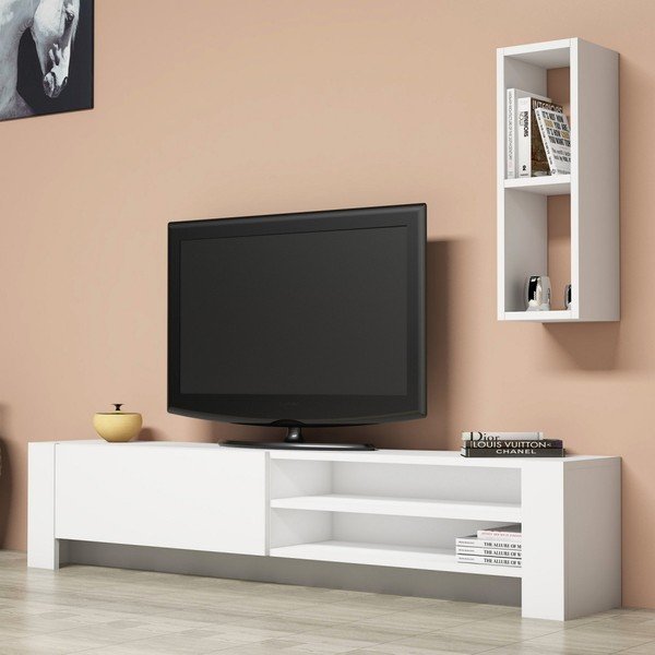 Naz fehér TV-állvány-image-4