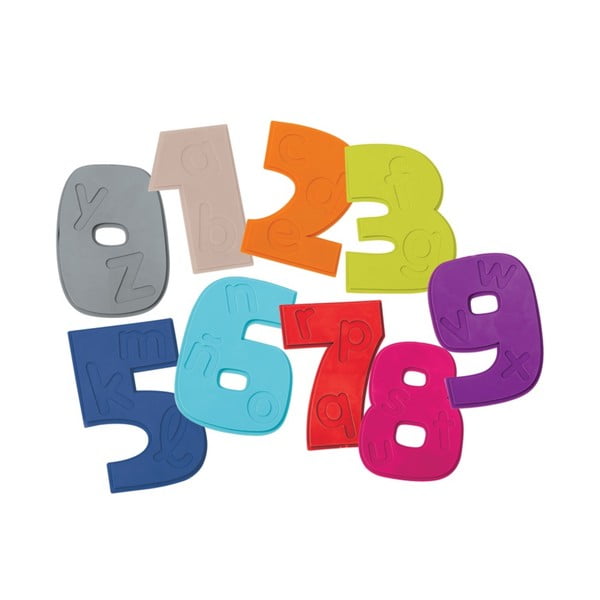 Gyerek csúszásgátló alátét szett fürdőkádba 10 db-os 11x12,5 cm Chifres – MSV