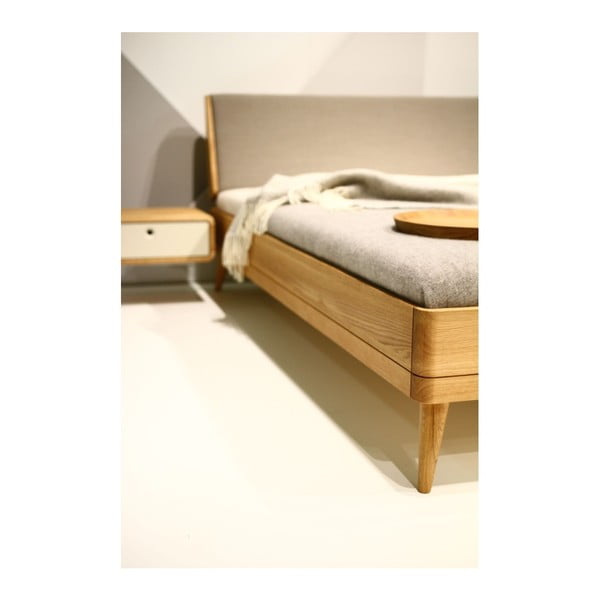Direct tömör tölgyfa franciaágy, 160 x 200 cm - Javorina-image-1