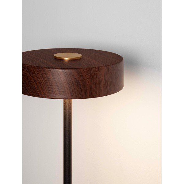 Fekete-sötét natúr színű fém LED állólámpa (magasság 135 cm) Thea – Nova Luce-image-2