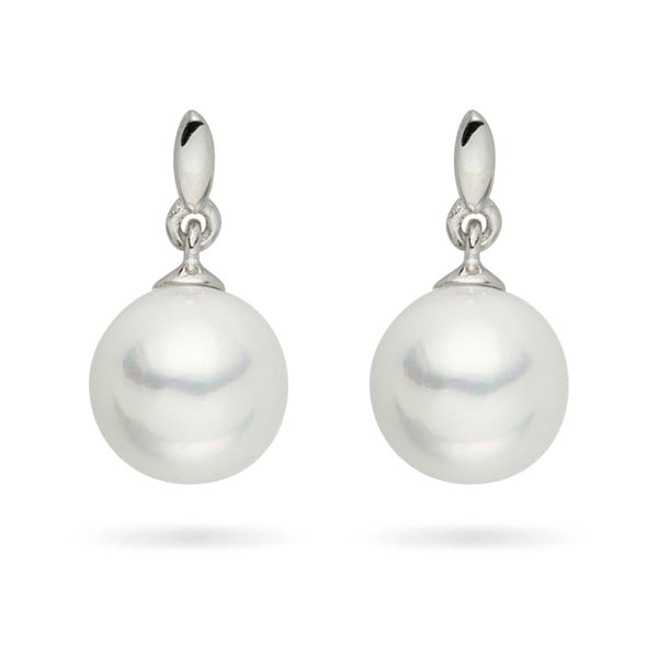 Romance fehér gyöngy fülbevaló, magasság 1,8 cm - Pearls of London