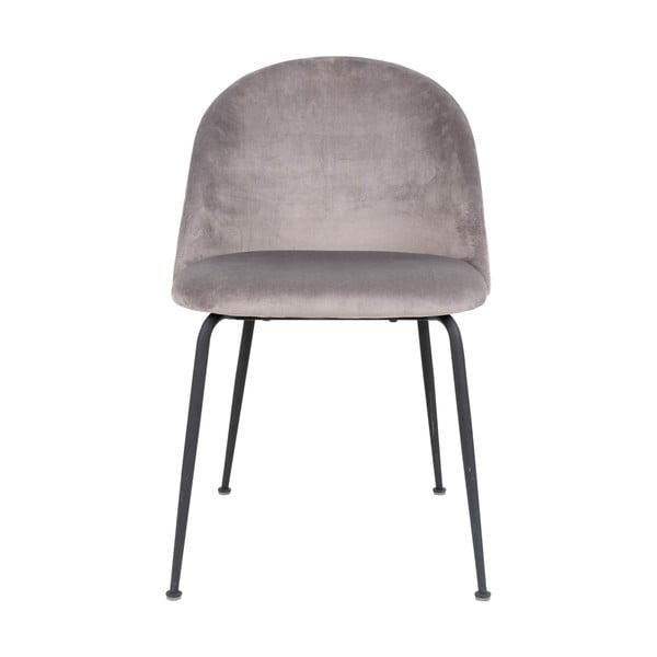 Világosszürke bársony étkezőszék szett 2 db-os Geneve – House Nordic-image-2