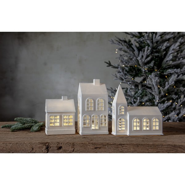 Fehér fénydekoráció karácsonyi mintával Winter – Star Trading-image-3