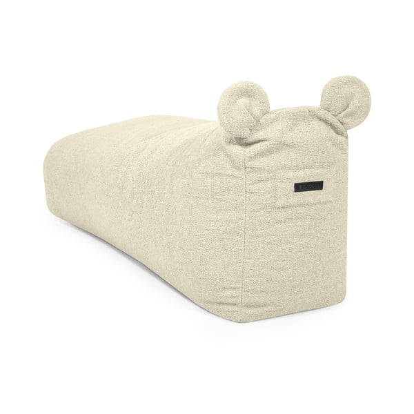 Krémszínű buklé gyerek babzsákfotel Snug 130 Bear – SLOWDOWN-image-2