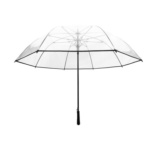 Large átlátszó szélálló botesernyő, ⌀ 124 cm - Ambiance
