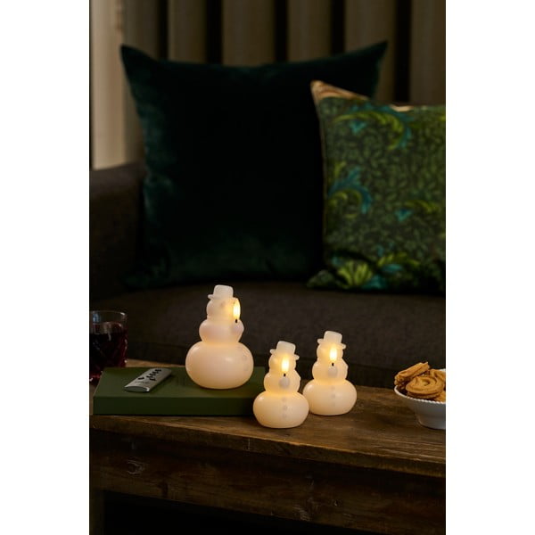 Fehér karácsonyi fénydekoráció ø 9 cm Eva – Sirius-image-1