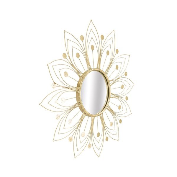 Glam arany színű falitükör, ⌀ 80 cm - Mauro Ferretti-image-4