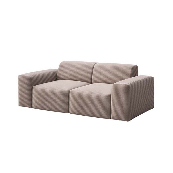 Bézs kordbársony kanapé 205 cm Villet – Rodier-image-2