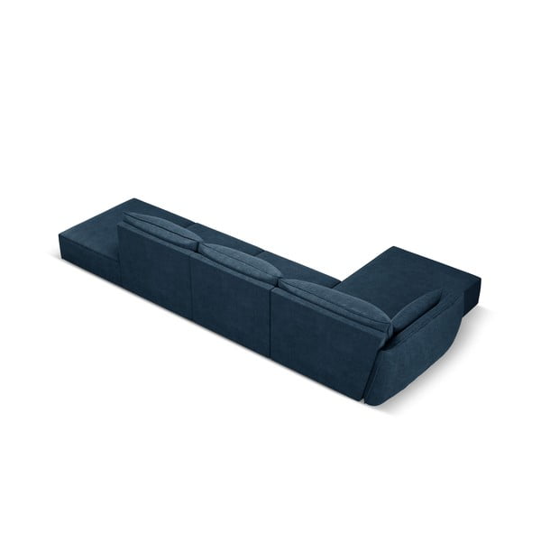 Sötétkék sarokkanapé (bal oldali) Vanda – Mazzini Sofas-image-3