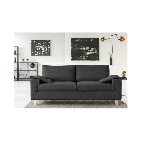 Caracas szürke 3 személyes kanapé - Cosmopolitan design-image-3