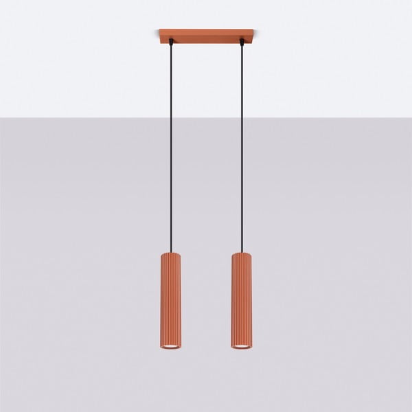 Téglavörös függőlámpa Gleam – Sollux-image-4