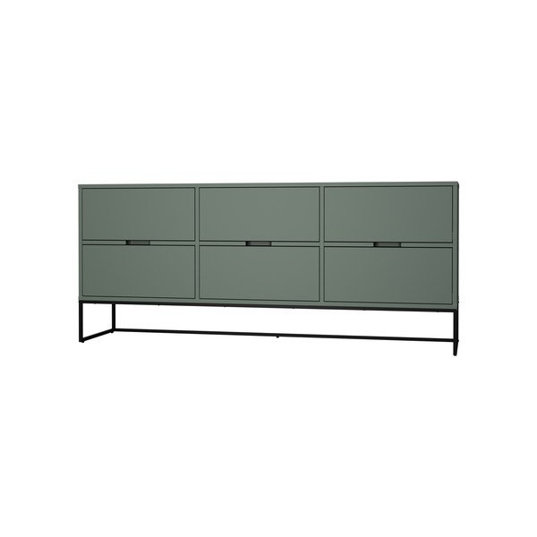 Szürkészöld alacsony komód 176x76 cm Lipp - Tenzo-image-4