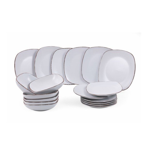 New Zen Bianco 18 db-os agyagkerámia étkészlet - Villa d'Este-image-3