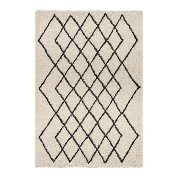 Allure krémszínű-fekete szőnyeg, 160 x 230 cm - Mint Rugs