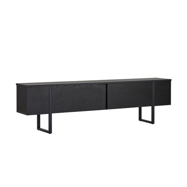 Fekete TV-állvány 180x50x30 cm Onera – Kalune Design