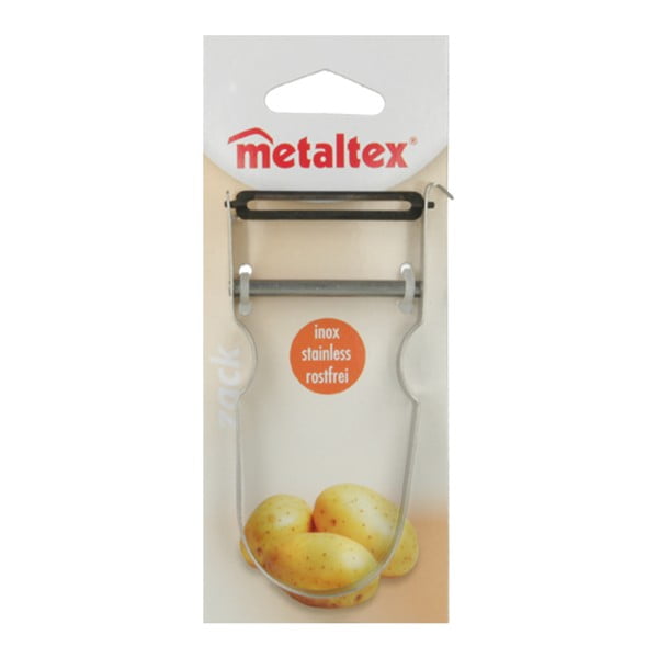 Rozsdamentes acél hámozó, hossz 11 cm - Metaltex-image-2