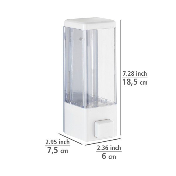 Fehér fali műanyag szappanadagoló 320 ml Istres – Wenko-image-4