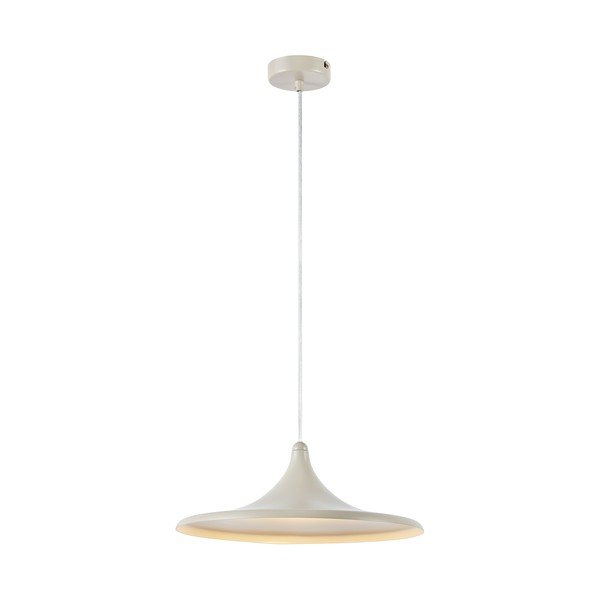 Bézs fém LED dimmelhető függőlámpa ø37x13 cm Beam – Markslöjd