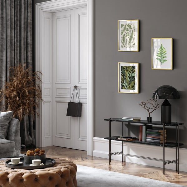 Kép szett 3 db-os 30x40 cm Fern – knor-image-1