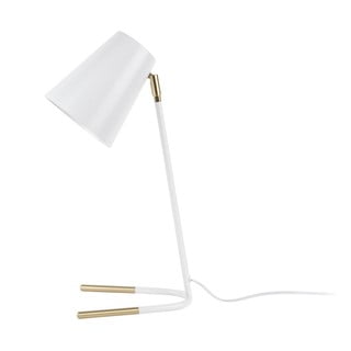 Noble fehér asztali lámpa aranyszínű részletekkel - Leitmotiv